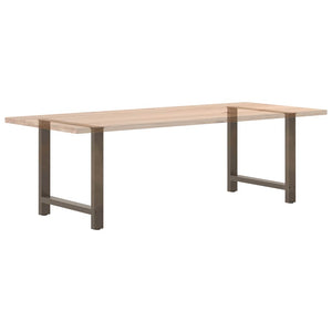 Esstischbeine aus Stahl, 70 cm, 2er-Set