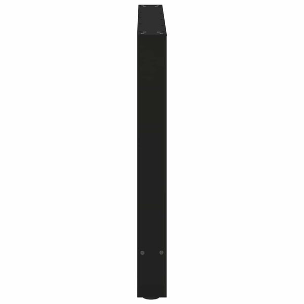 Schwarze Esstischbeine, 80 cm, 2er-Set