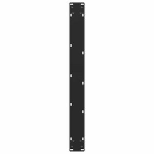 Schwarze Esstischbeine, 80 cm, 2er-Set