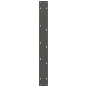 vidaXL Pieds de table à manger Anthracite 2 pcs 80x(72-73) cm Acier