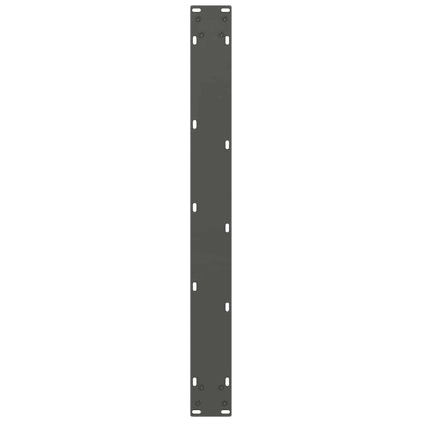 vidaXL Pieds de table à manger Anthracite 2 pcs 80x(72-73) cm Acier