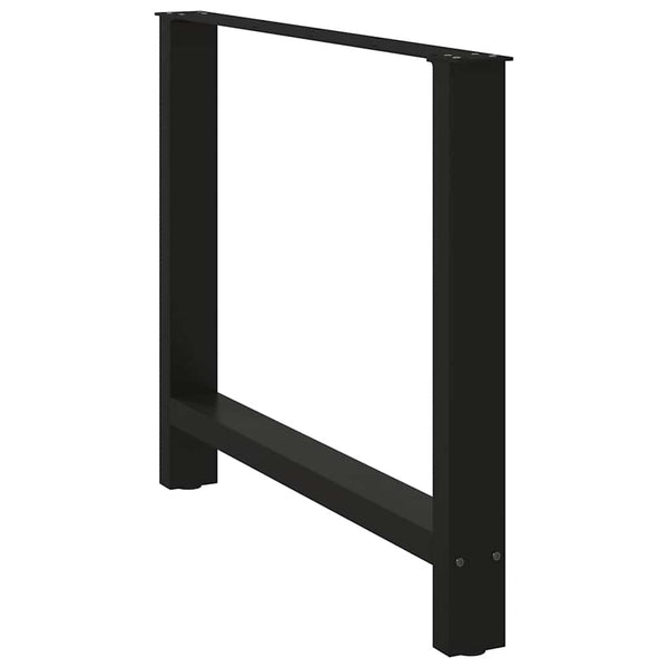 Esstischbeine Schwarz 90x72 cm, 2er Set