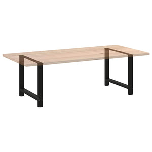 Esstischbeine Schwarz 90x72 cm, 2er Set