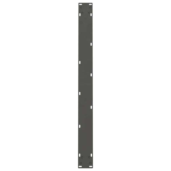 vidaXL Pieds de table à manger anthracite 2 pcs 90x(72-73) cm Acier