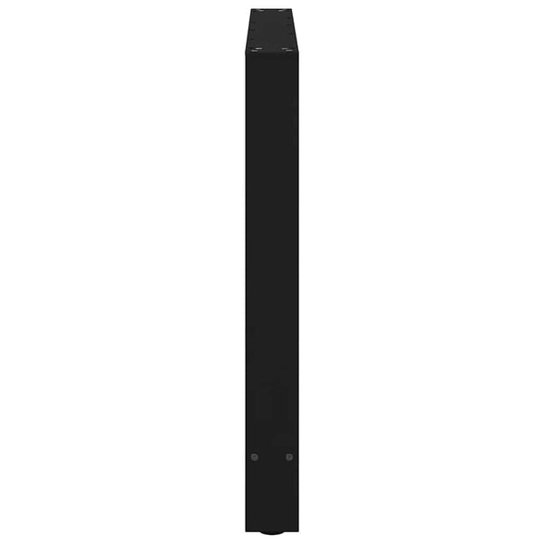 Schwarze Tischbeine 100x72 cm, 2er Set