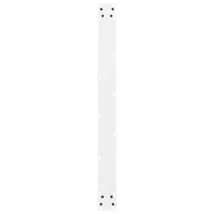 Weiße Esstischbeine aus Stahl, 100 cm, 2er-Set