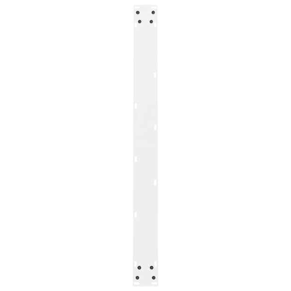 Weiße Esstischbeine aus Stahl, 100 cm, 2er-Set