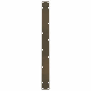 Esstischbeine Naturstahl 100cm, 2er Set