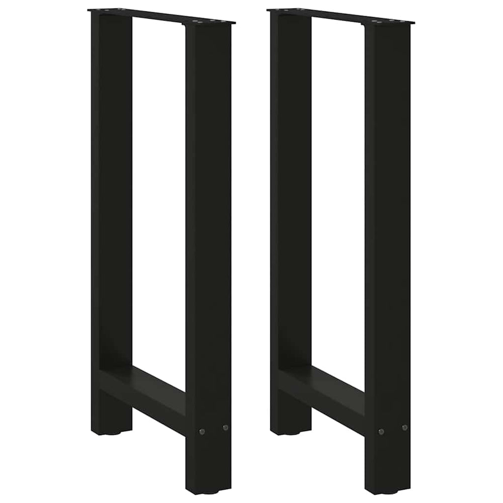 Bartischbeine Schwarz 40x90 cm, 2er Set