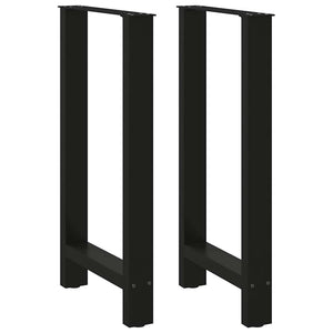 Bartischbeine Schwarz 40x90 cm, 2er Set