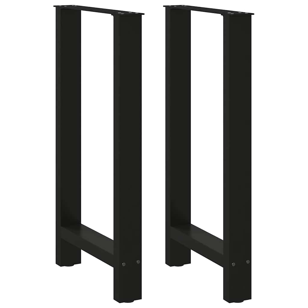 Bartischbeine Schwarz 40x90 cm, 2er Set