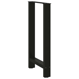 Bartischbeine Schwarz 40x90 cm, 2er Set