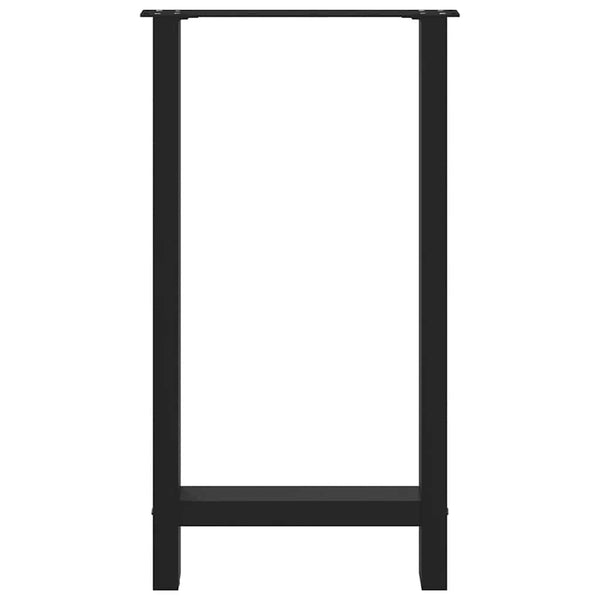Bartischbeine Schwarz 40x90 cm, 2er Set