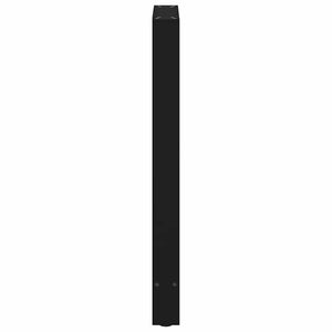 vidaXL Pieds de table de bar noirs 2 pcs 50x(90-91) cm acier