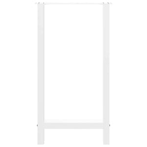 Weiße Bartischbeine, 50x(90-91) cm, 2er-Set