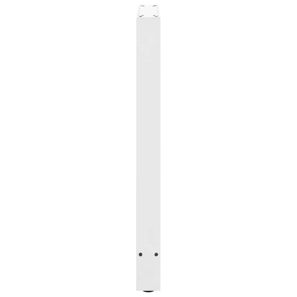 Weiße Bartischbeine, 50x(90-91) cm, 2er-Set