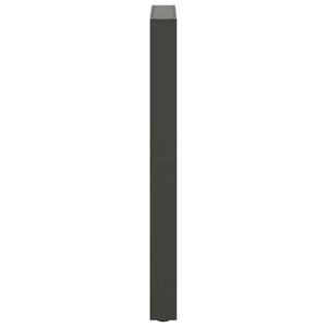 vidaXL Pieds de table de bar Anthracite 2 pcs 50x(90-91) cm Acier