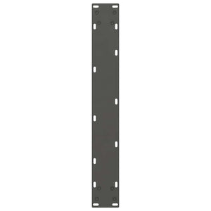 vidaXL Pieds de table de bar Anthracite 2 pcs 60x(90-91) cm Acier