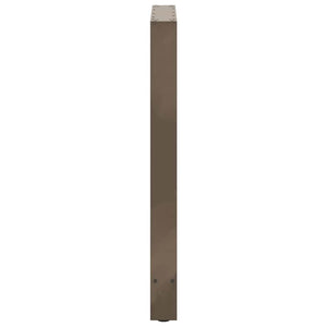Bartischbeine Naturstahl 60x90/91cm, 2er-Set