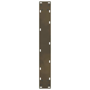 Bartischbeine Naturstahl 60x90/91cm, 2er-Set