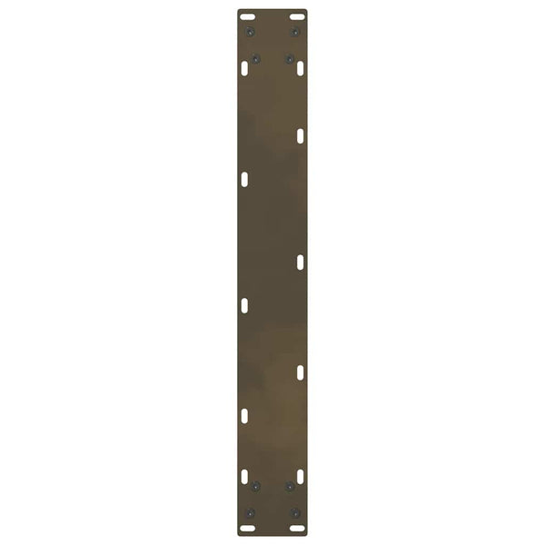 Bartischbeine Naturstahl 60x90/91cm, 2er-Set