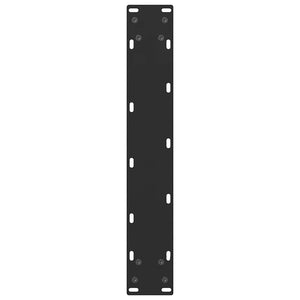 vidaXL Pieds de table de bar noir 2 pcs 40x(100-101) cm Acier