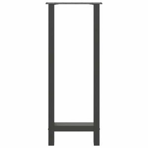 vidaXL Bar Table Legs Anthracite 2 pcs 40x(100-101) cm Steel