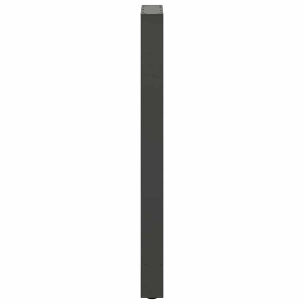 vidaXL Bar Table Legs Anthracite 2 pcs 40x(100-101) cm Steel