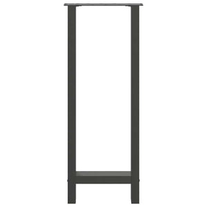 vidaXL Pieds de table de bar Anthracite 2 pcs. 50x(100-101) cm Acier