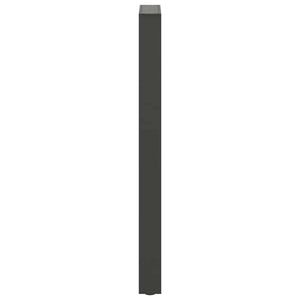 vidaXL Pieds de table de bar Anthracite 2 pcs. 50x(100-101) cm Acier