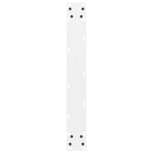 vidaXL Pieds de table de bar Blanc 2 pcs 60x(100-101) cm Acier