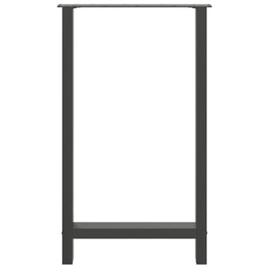 Bartischbeine Anthrazit 60x100 cm, 2er Set