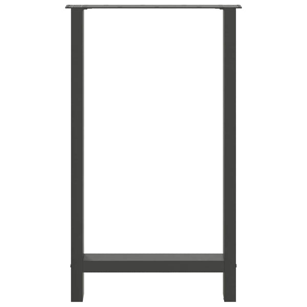 Bartischbeine Anthrazit 60x100 cm, 2er Set