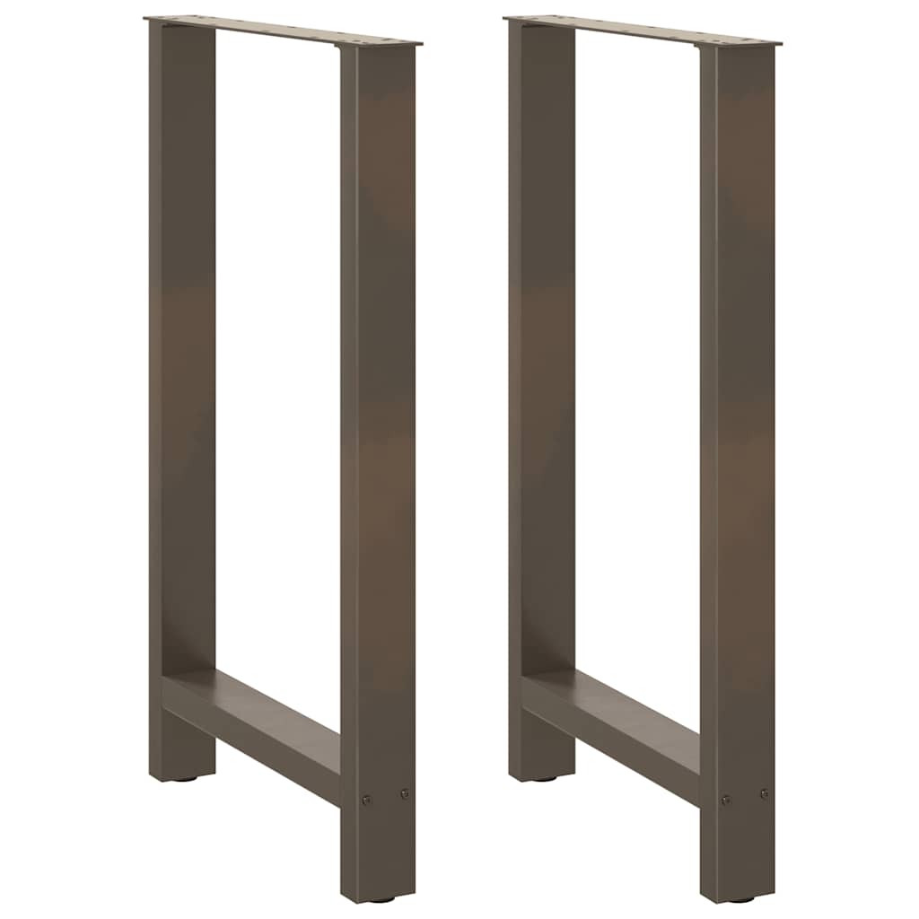 Bartischbeine aus Stahl, 60x100/101 cm, 2er Set