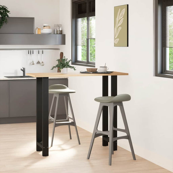 Bartischbeine Schwarz 40x110 cm, 2er Set