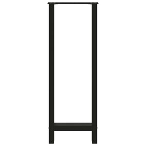 Bartischbeine Schwarz 40x110 cm, 2er Set