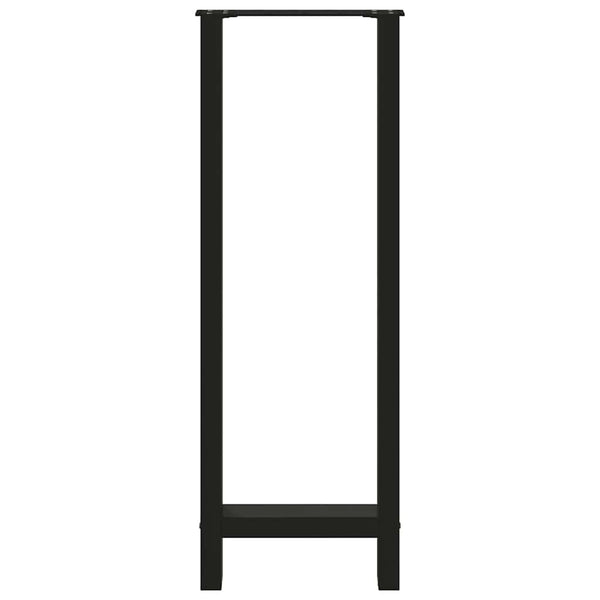 Bartischbeine Schwarz 40x110 cm, 2er Set