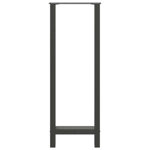 vidaXL Pieds de table de bar Anthracite 2 pcs 40x(110-111) cm Acier