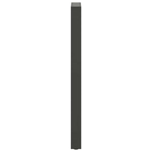 vidaXL Pieds de table de bar Anthracite 2 pcs 40x(110-111) cm Acier