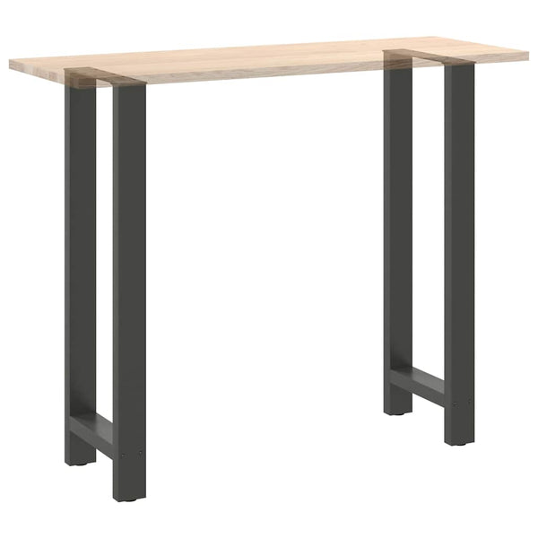 vidaXL Pieds de table de bar Anthracite 2 pcs 40x(110-111) cm Acier