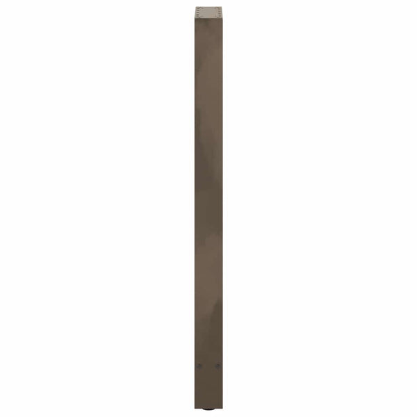 Bartischbeine aus Stahl, 40x110 cm, 2er-Set