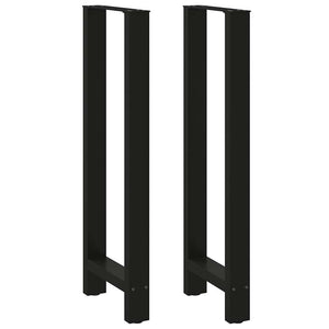 Bartischbeine Schwarz 50x110 cm, 2er Set