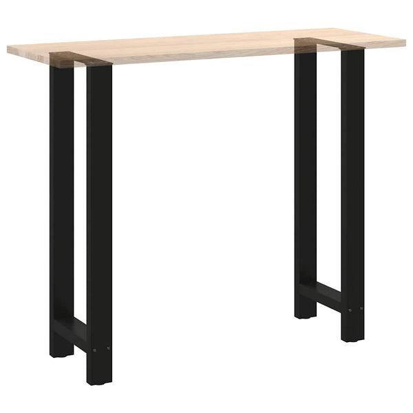 Bartischbeine Schwarz 50x110 cm, 2er Set