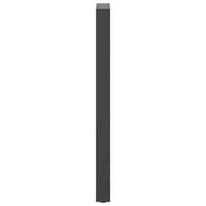 vidaXL Pieds de table de bar Anthracite 2 pcs 50x(110-111) cm Acier