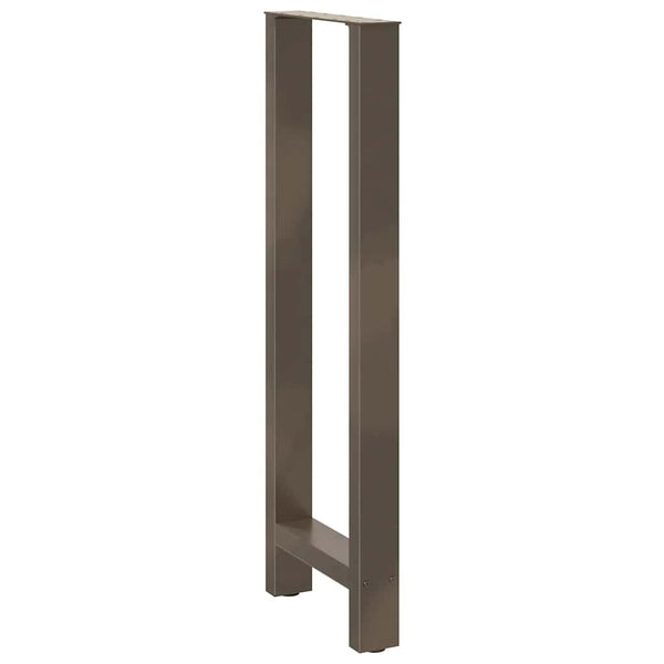 Bartischbeine Naturstahl 50x110 cm, 2er Set
