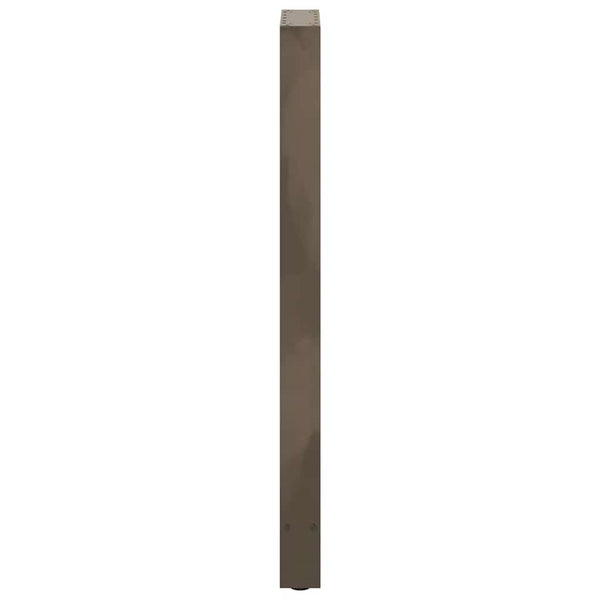 Bartischbeine Naturstahl 50x110 cm, 2er Set