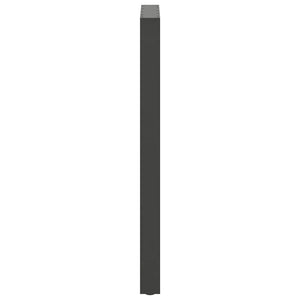 vidaXL Pieds de table de bar Anthracite 2 pcs 60x(110-111) cm Acier