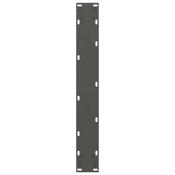 vidaXL Pieds de table de bar Anthracite 2 pcs 60x(110-111) cm Acier