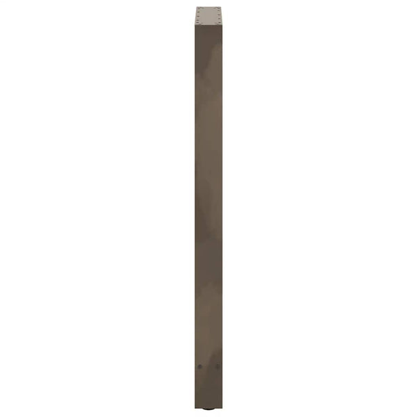 Bartischbeine Naturstahl 60x110 cm, 2er Set