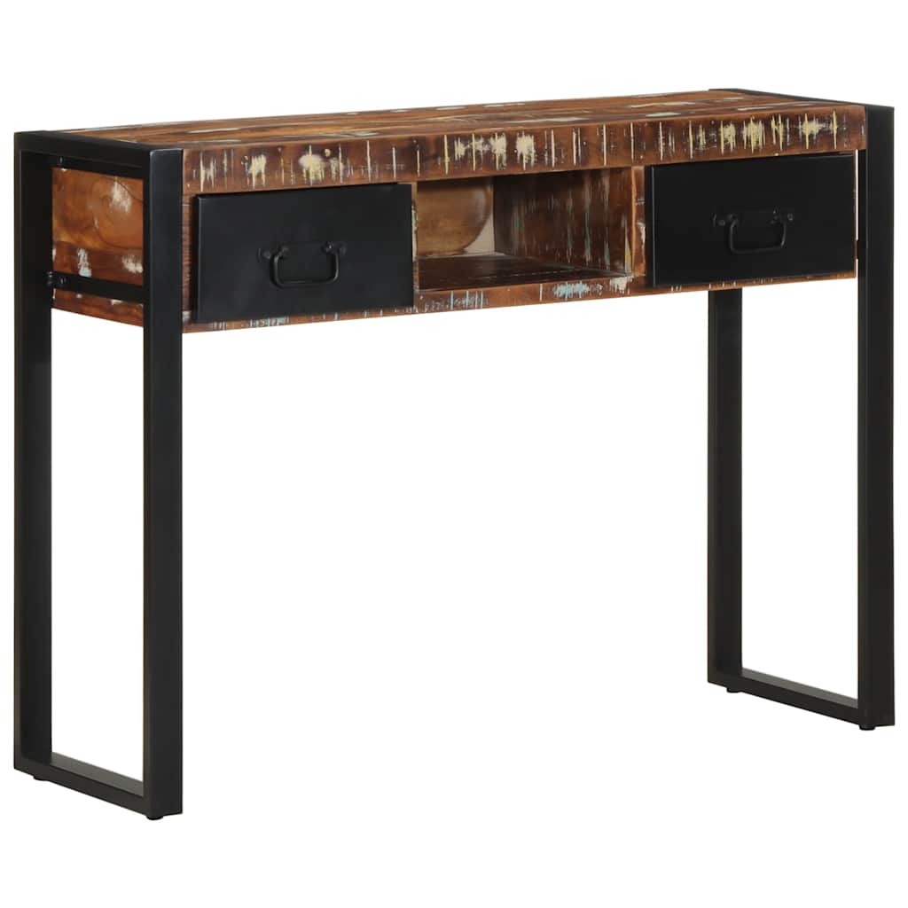 Mehrfarbiger Konsolentisch 100cm Altholz